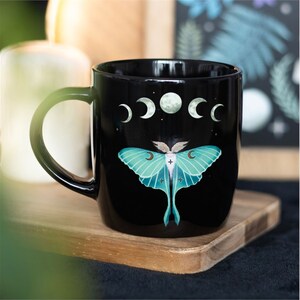 Luna Moth Enchantment Ceramic Mug