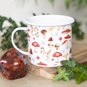 Mushroom Wonderland Enamel Mug 500Ml