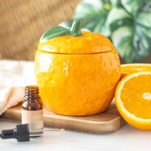 Zesty Orange Oil Burner For Fragrant Spaces