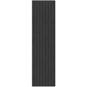 2 Pack Black Oak Flame Retardant Acoustic Slat Wall Panel