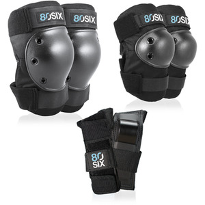 80Six Kids Knee Pads Elbow Pad Wrist Guard Set