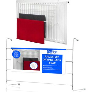 2 Pieces Radiator Drying Rack 4 Tier (50x14.5x34.5cm)