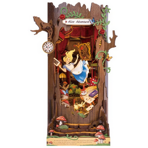 Fall Into Wonder, Enchanted Garden Book Nook Wooden Puzzle Display