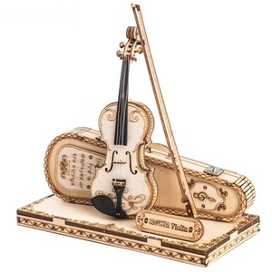Violin, Capriccio Model 3D Wooden Puzzle Easy Assembly Kits