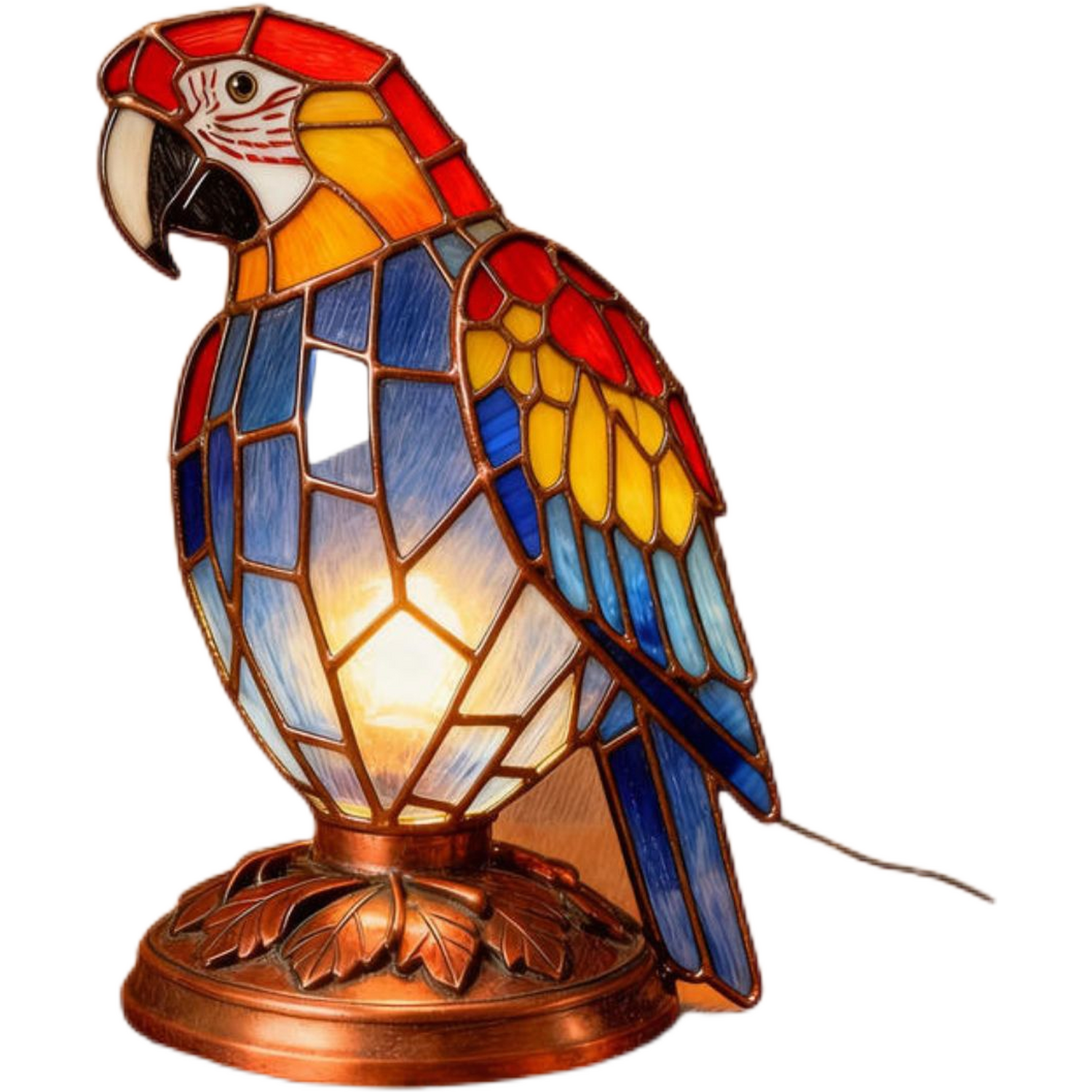 Image of Resin Bird Animal Table Lamp -&hellip;