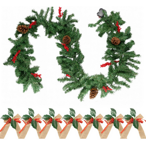Christmas Artificial LED Prelit Garland
