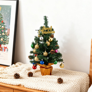 Lifeideas Pre-Lit Mini Christmas Tree 27*48cm