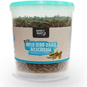 Dried Mealworm Bird Feed Premium 100g Tub Garden Treats