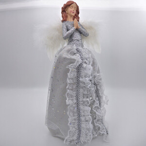 Silver Angel Tree Topper