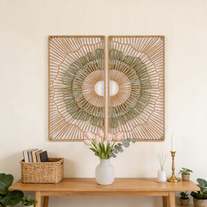 Organic Petal Panel Wall Art