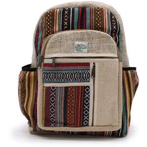 Large Backpack Straight Zips Style MultiColor