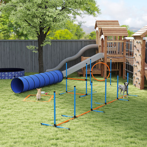 PawHut Dog Agility Equipment, 8PCS Agility Training Set