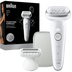 Braun Silkpil 9, Wet  Dry Epilator, 9-030, Silver