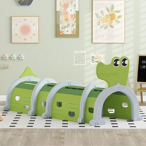 Crocodile Design Kids Play Tunnel