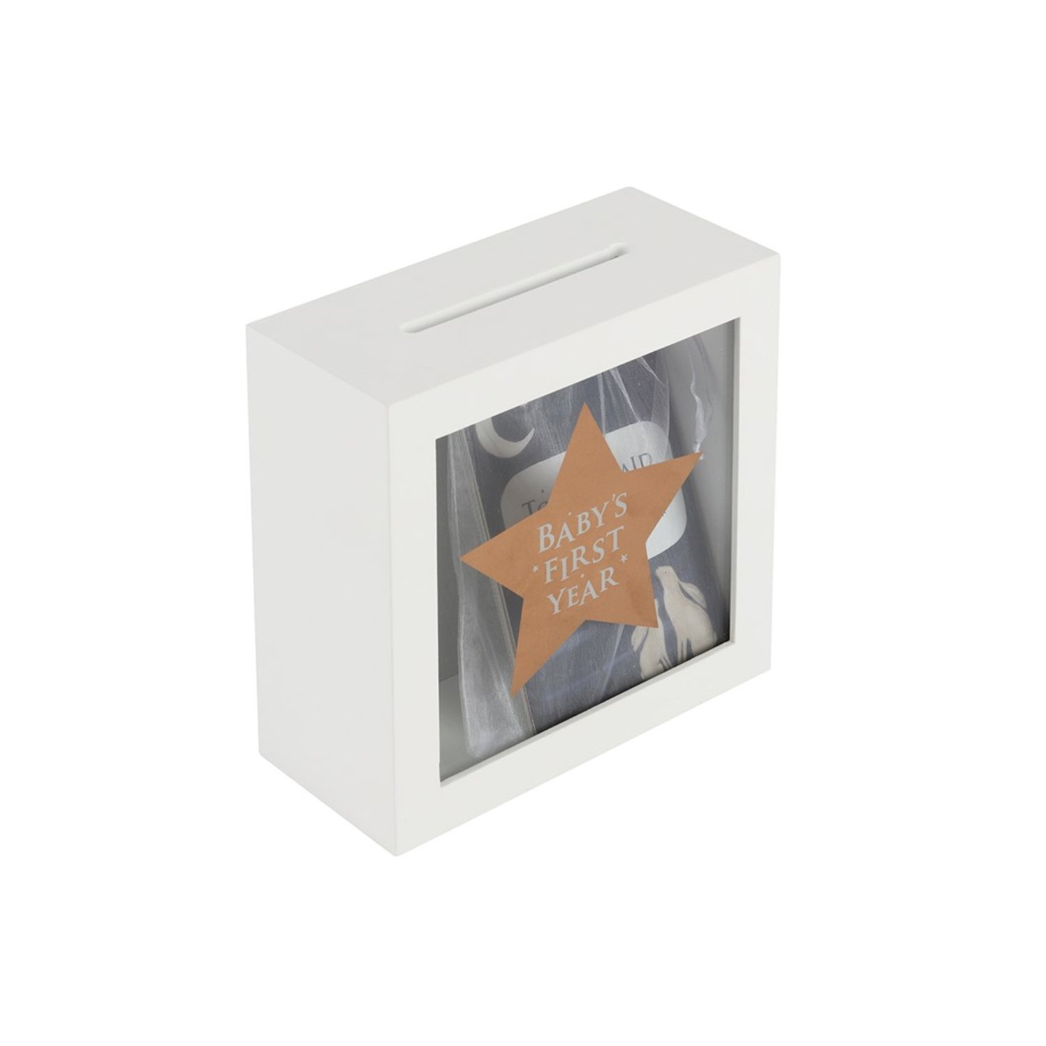Baby First Year Milestone Cards Keepsake Box Baby Shower Gift Set - Green