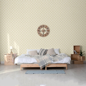 Sovereign Trellis Damask Wallpaper