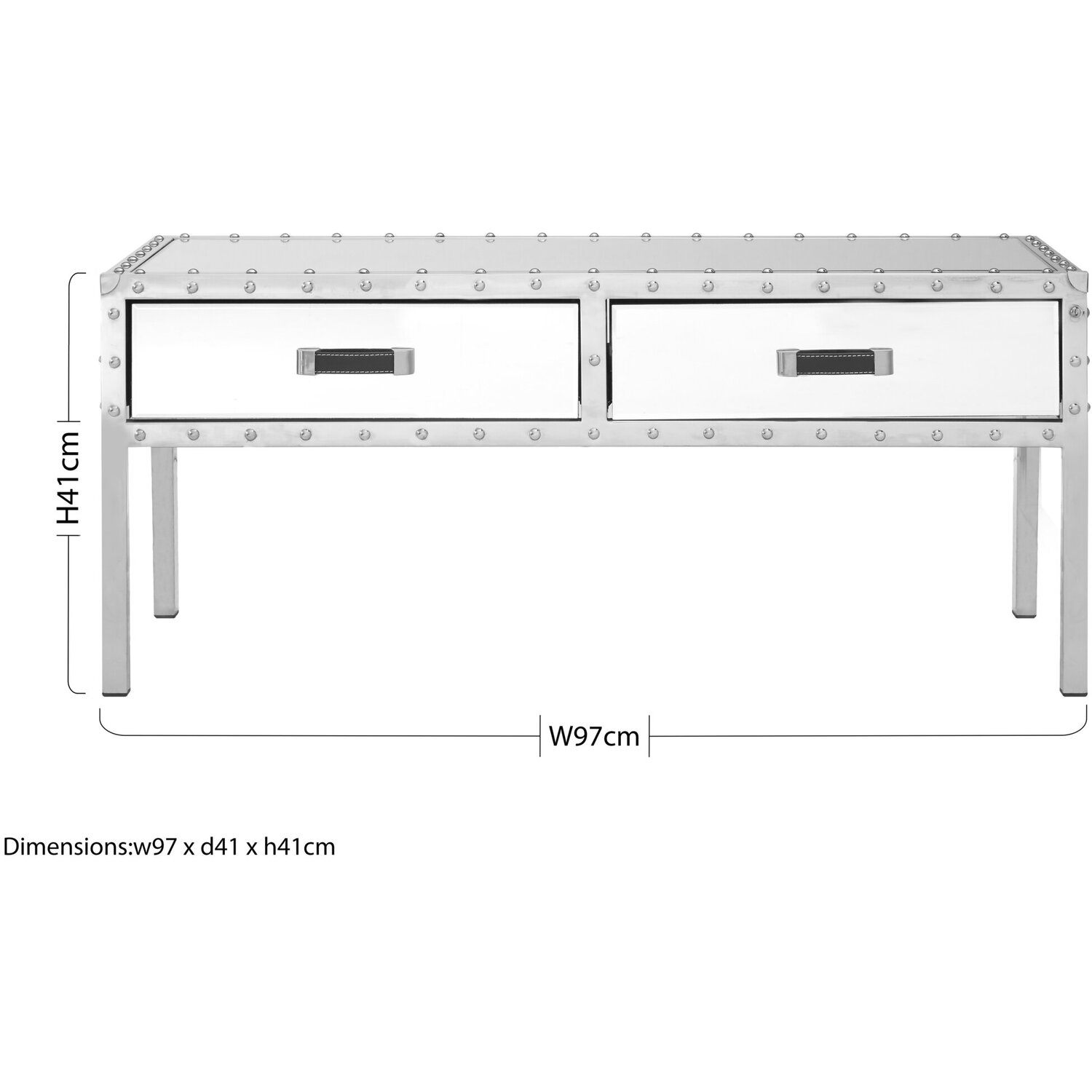 Table Rivet Rivet Coffee Table