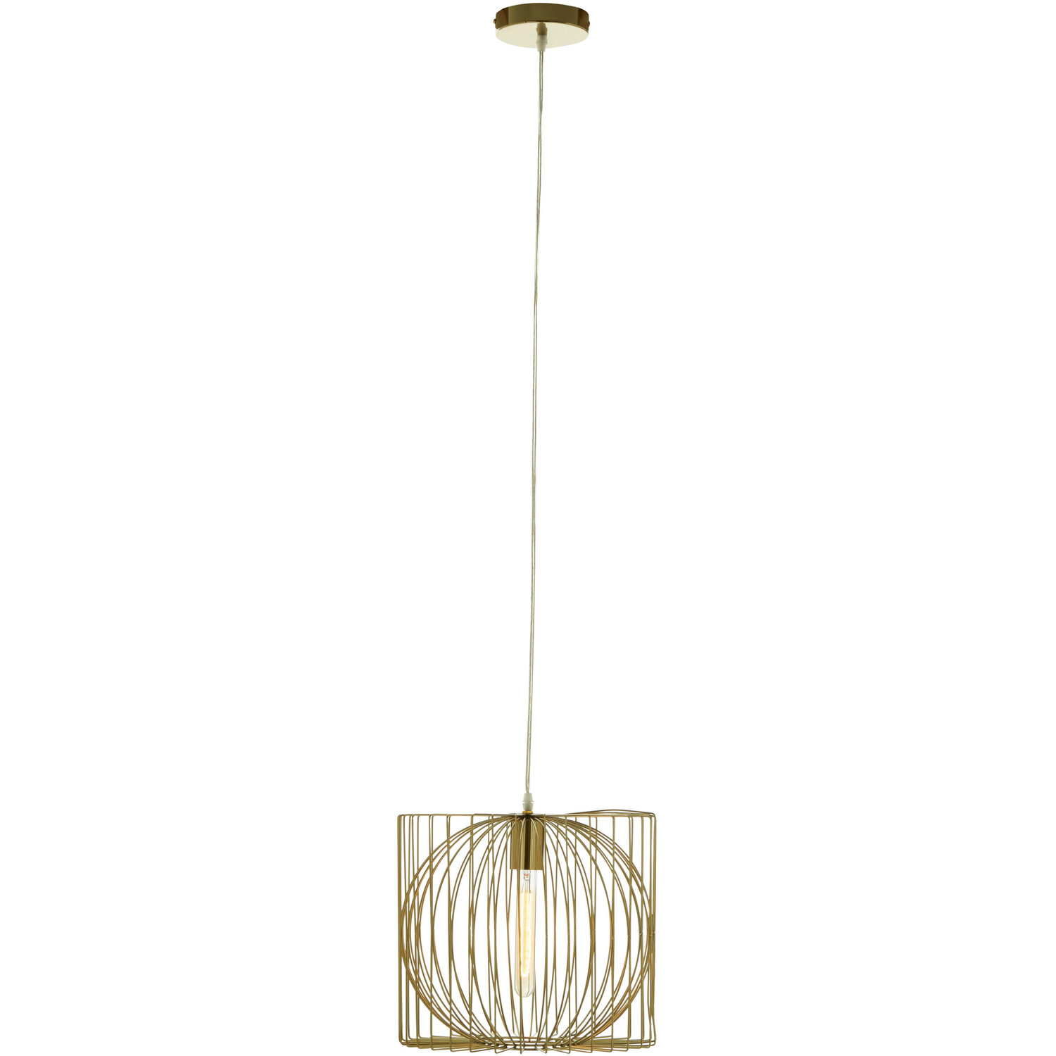 Aselo Gold Finish Pendant Light - Gold