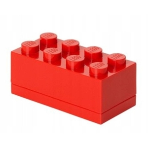 LEGO Mini Box 8 Storage Brick Red