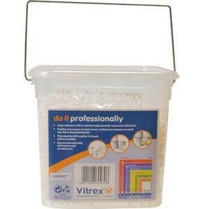 Vitrex Wall Tile Spacers 2.5mm Pack Of 3000