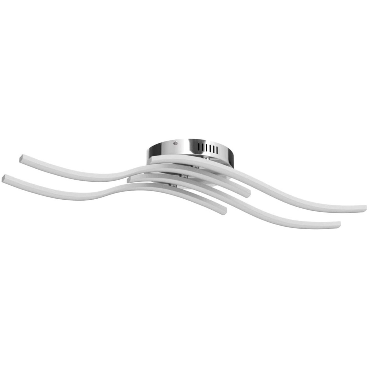 The Bath Plus Tb+ Ceiling Led Wave Light Silver - Silver