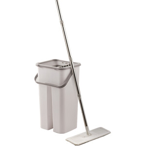 Wet Dry Flat Mop Bucket Set