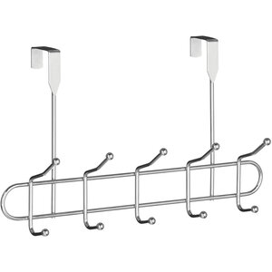 Chic Deluxe Chrome 10 Hook Over Door Hanger