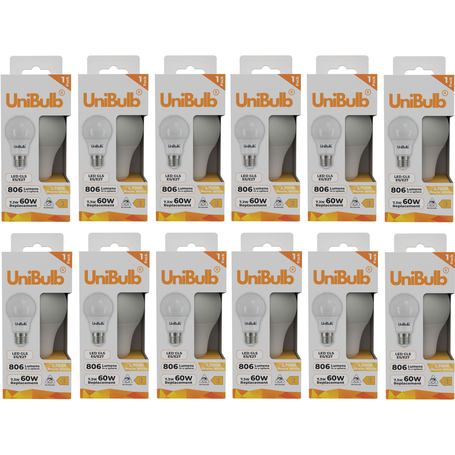 Image of UniBulb LED GLS E27 (ES) 806lm&hellip;