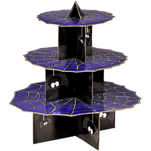 Halloween Incy Wincy 3 Tier Spider Cake Stand