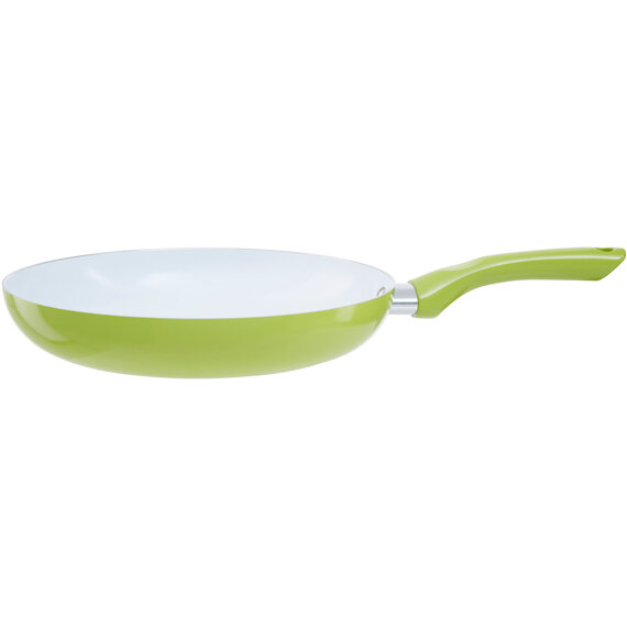 Ecocook 28cm Lime Green Frying Pan with Ceramic Coating