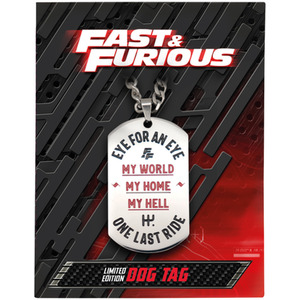 Fast and Furious Limited Edition Dog Tag