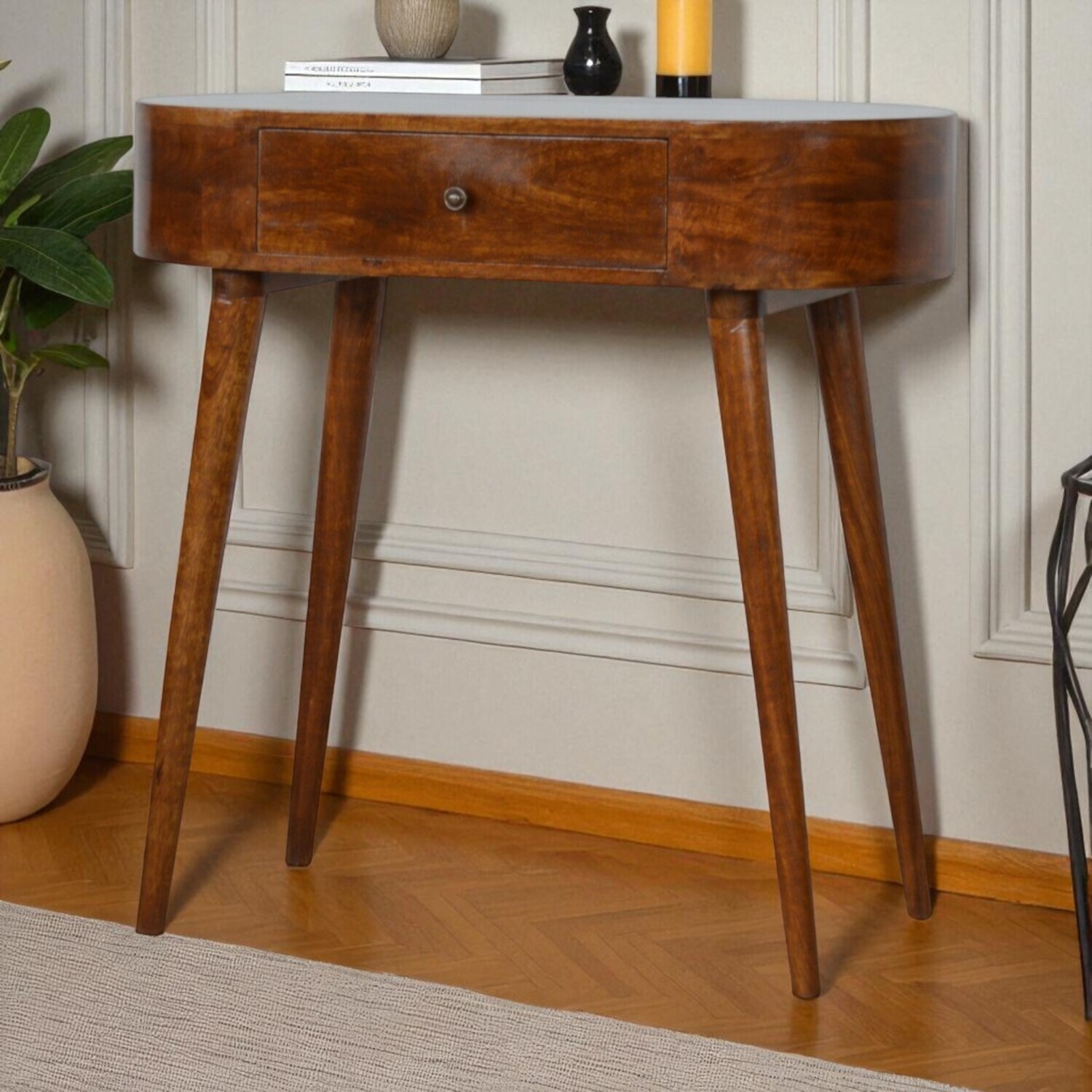 Artisan Furniture Solid Mango Wood Albion Chestnut Console - Chestnut