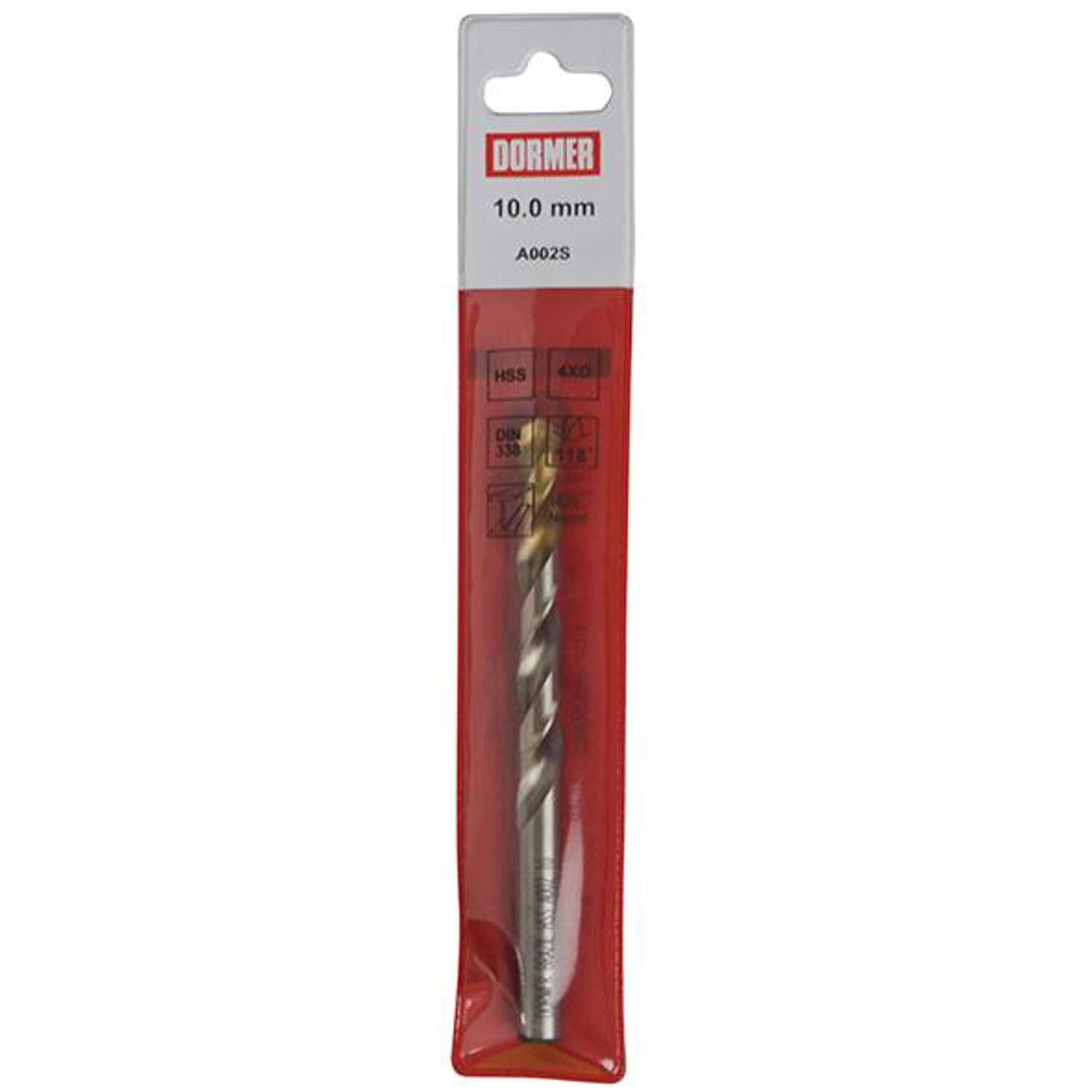 Dormer A002 HSS-TiN Coated Jobber Drill 8.00mm OL:117mm WL:75mm - Image 7