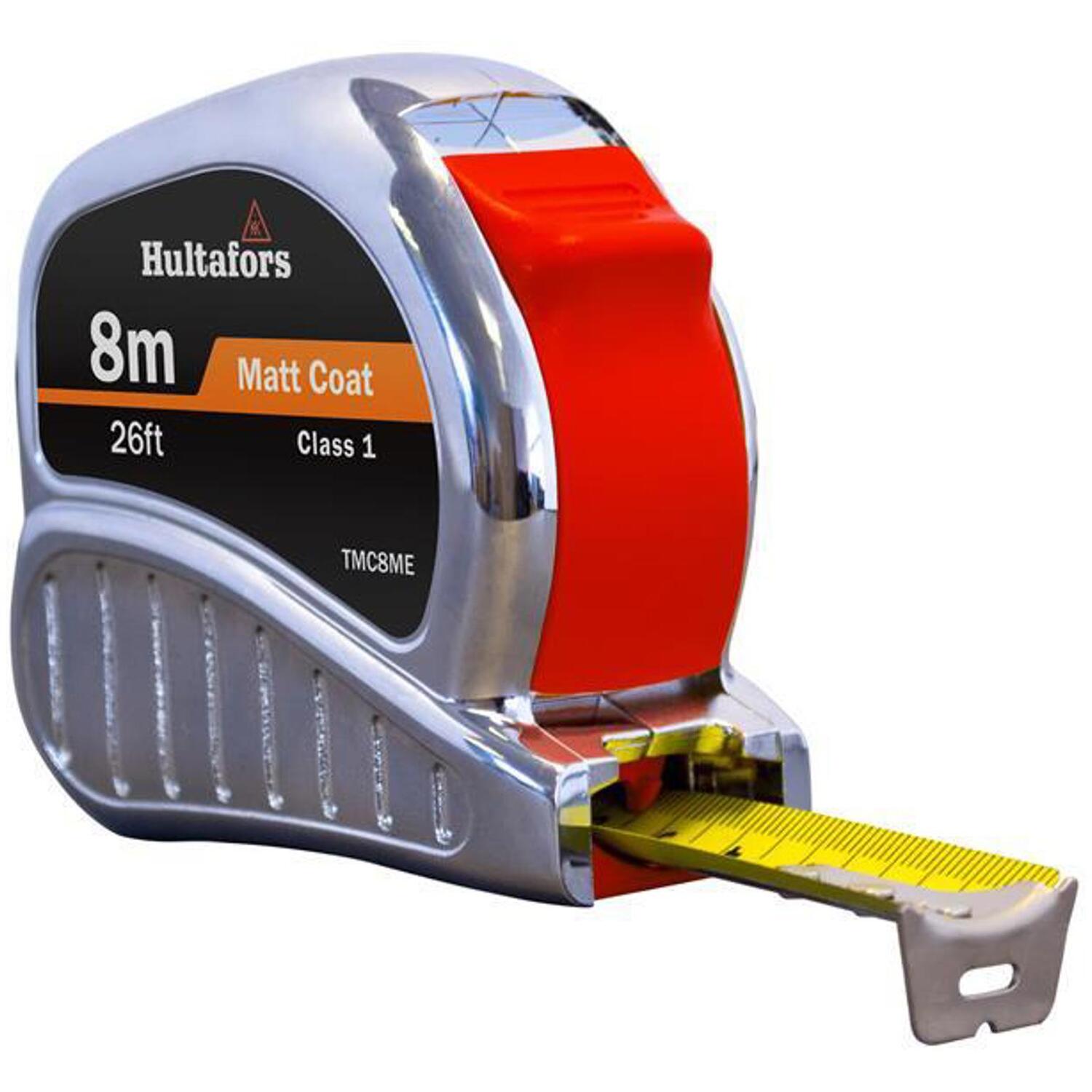 Hultafors Tm8me Chrome Tri-Matic Pocket Tape 8M/26Ft (Width 25Mm) - Image 11