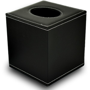 Faux Leather Magnetic Close Tissue Dispenser
