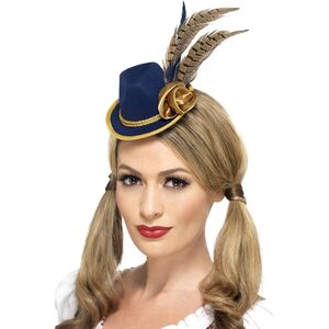 Smiffys Womens/Ladies Authentic Bavarian Festival Mini Hat