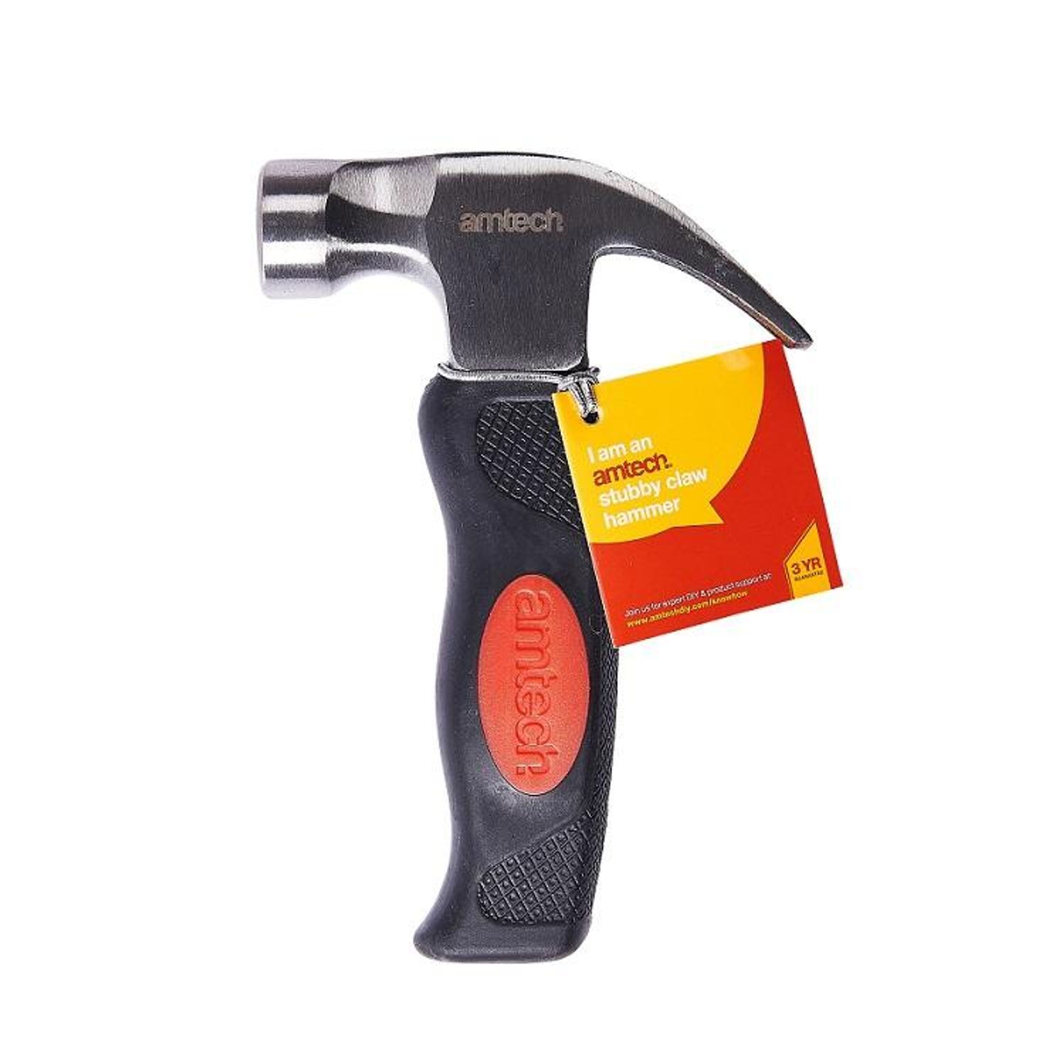 Amtech Magnetic Stubby Claw Hammer 10Oz - One Colour