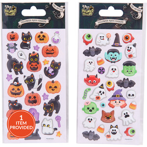 Puffy Halloween Stickers