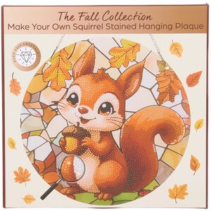 Make Your Own Squirrel Stained Hanging Plaque Kit