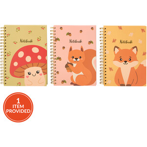 B5 Woodland Characters Notebook