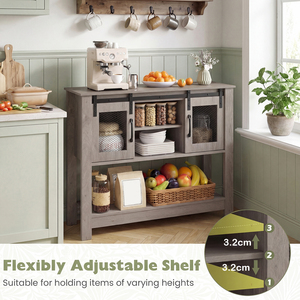 Farmhouse Entryway Storage Console Table