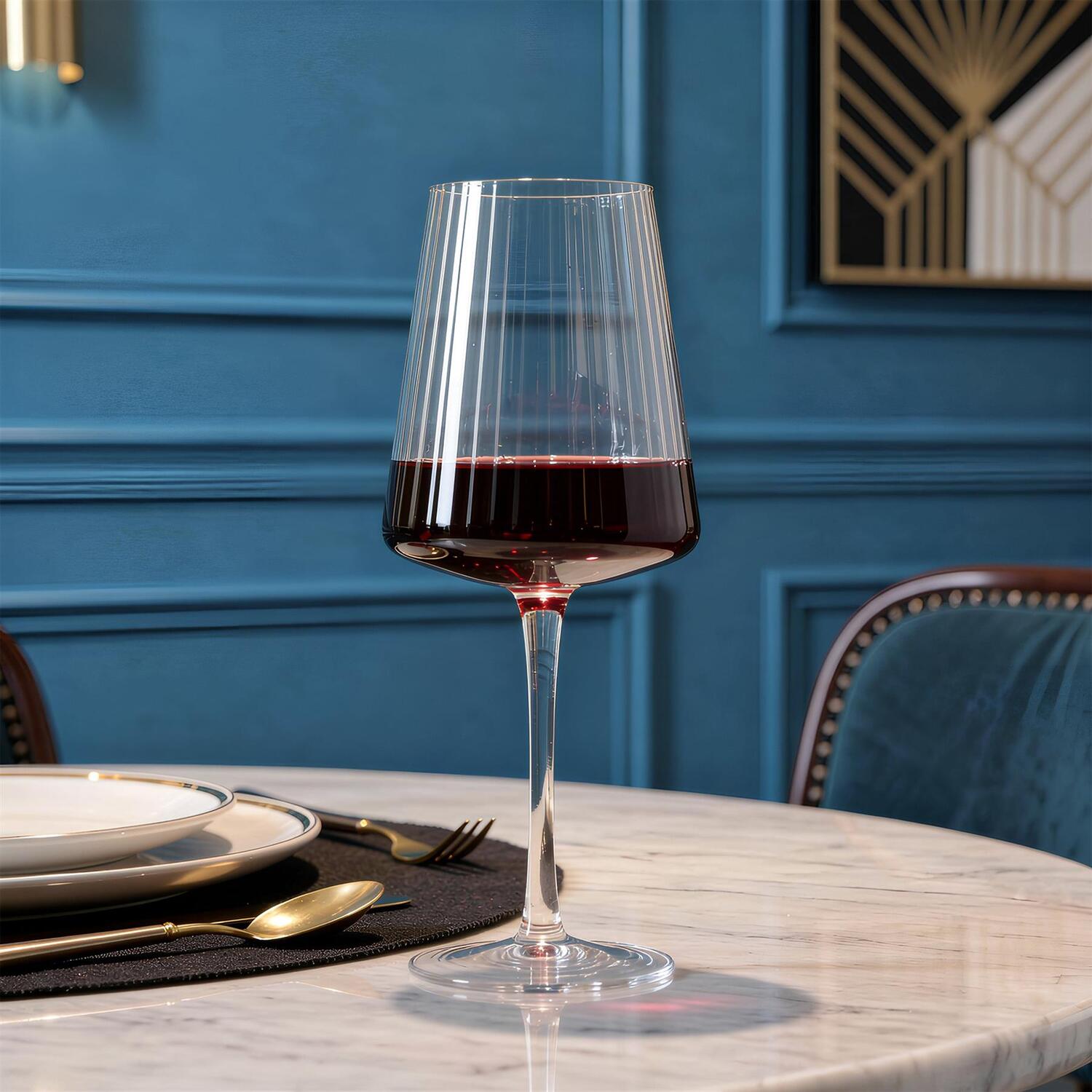 Image of Chelsea Optic Crystal Red Wine Glasses&hellip;