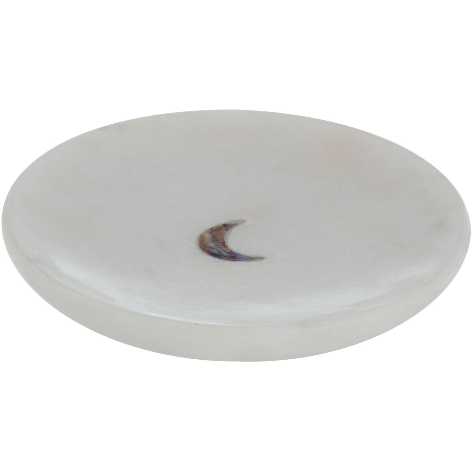 Interiors By Premier Marella White Marble Trinket Dish
