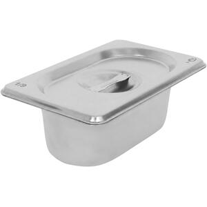 Stainless Steel Gastronorm Container with Lid 1/9 500ml
