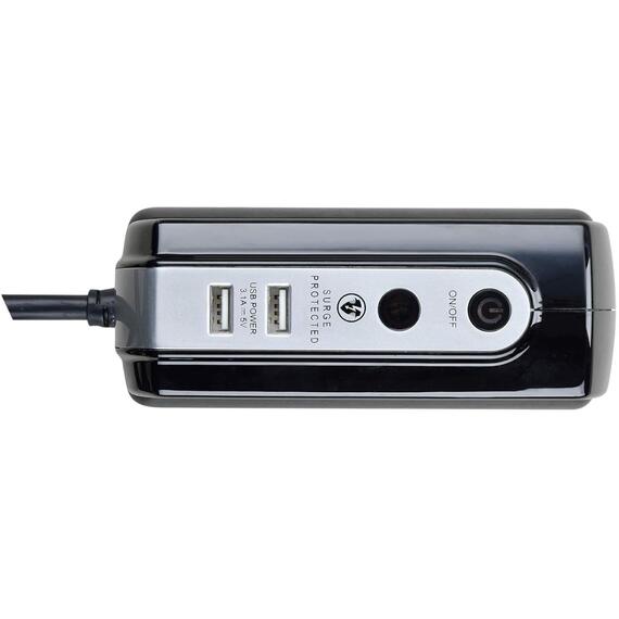 1 x Masterplug 4 Socket Surge Protected Extension Lead with USB Ports