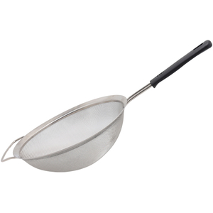 Buckingham Stainless Steel Fine Mesh Sieve Strainer 25 cm Soft-Touch Handle