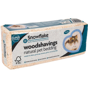 Snowflake Woodshavings Natural Pet Bedding