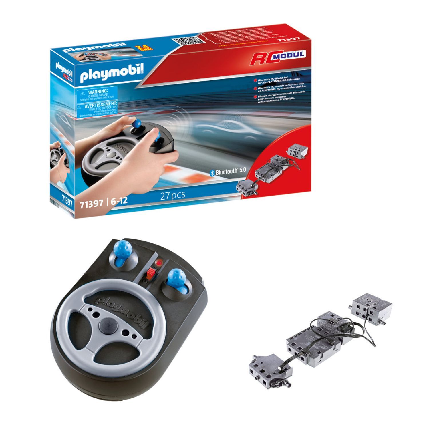 Playmobil 71397 Rc Module Bluetooth Set, Remote Control Module, Compatible With The Rcm Logo, Imaginative Role-Play, Playsets Suitable For Children Ages 5+ - Image 3