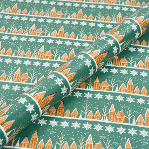 Gingerbread House Festive Gift Wrapping Paper