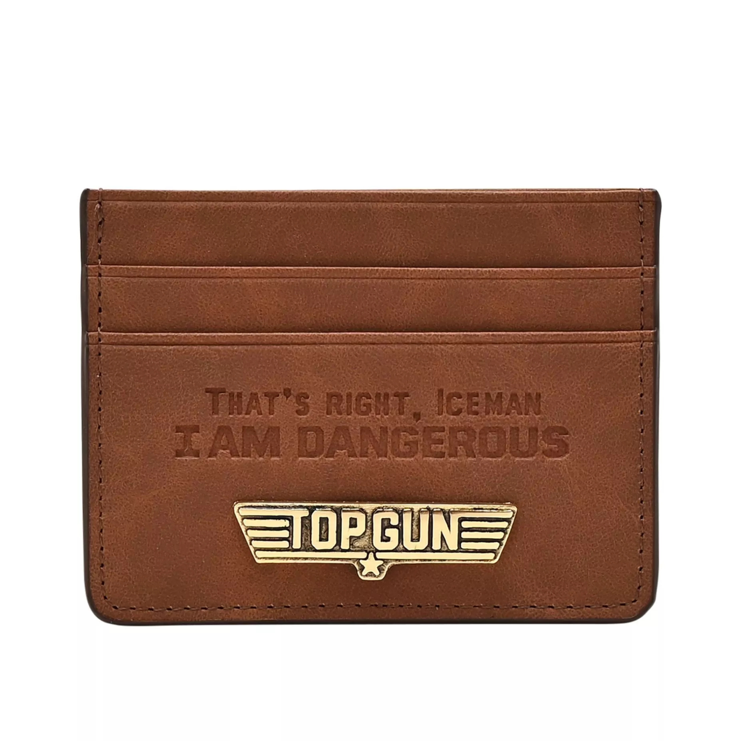 Top Gun Brown Card Holder Wallet PM213 - Image 3